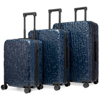 Travellty Wayfarer 3-Piece Expandable Polycarbonate Luggage Set