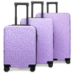 Travellty Wayfarer 3-Piece Expandable Polycarbonate Luggage Set
