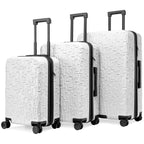 Travellty Wayfarer 3-Piece Expandable Polycarbonate Luggage Set