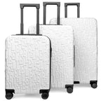 Travellty Wayfarer 3-Piece Expandable Polycarbonate Luggage Set