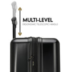 ELLE Travel 3-Piece Expandable Polycarbonate Luggage Set