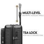 Travellty 3-Piece Expandable Polycarbonate Luggage Set