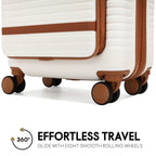 Travellty 3-Piece Expandable Polycarbonate Luggage Set