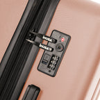 InUSA Elysian 24-Inch Hardside Spinner Checked Luggage