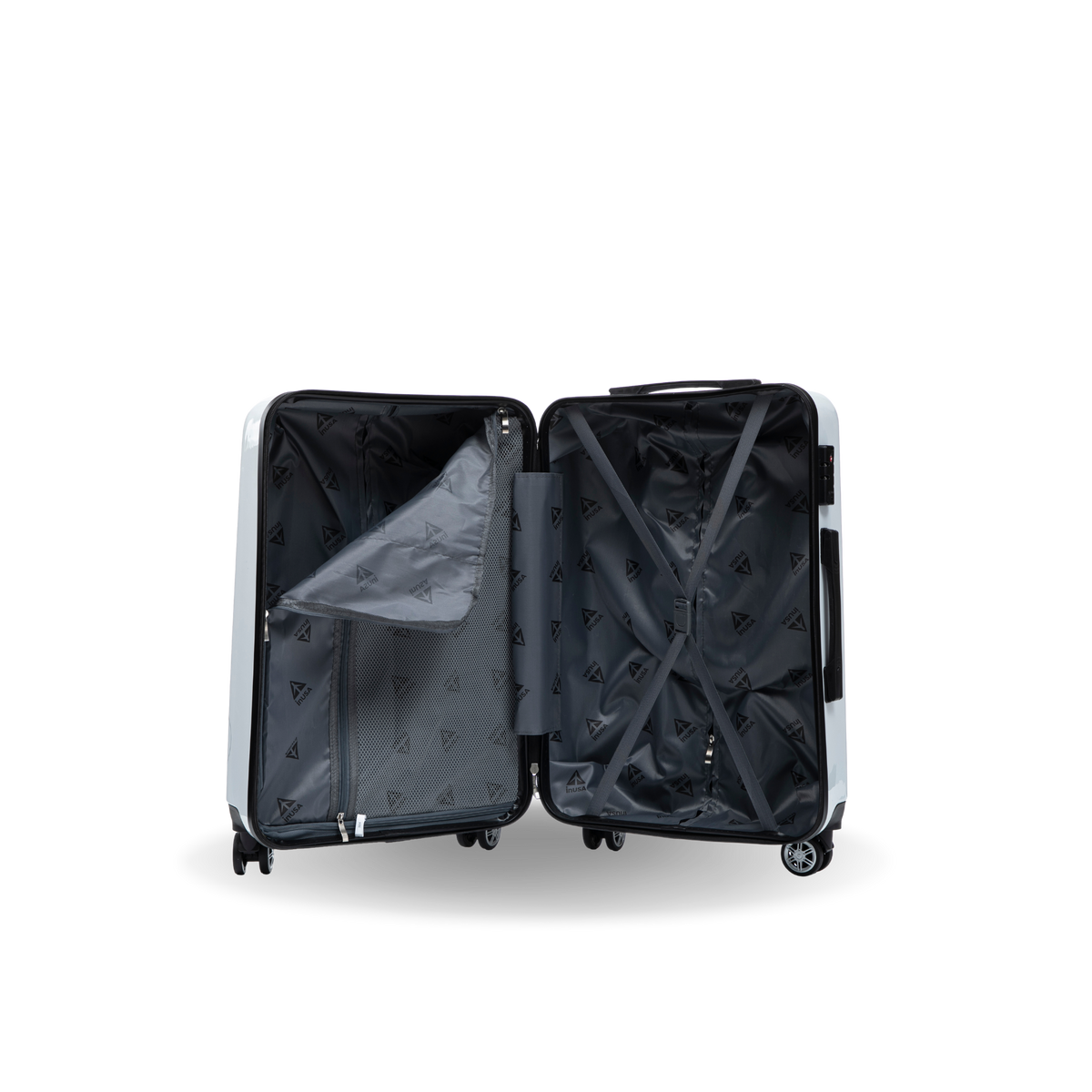 InUSA Prints 28-Inch Hardside Checked Suitcase