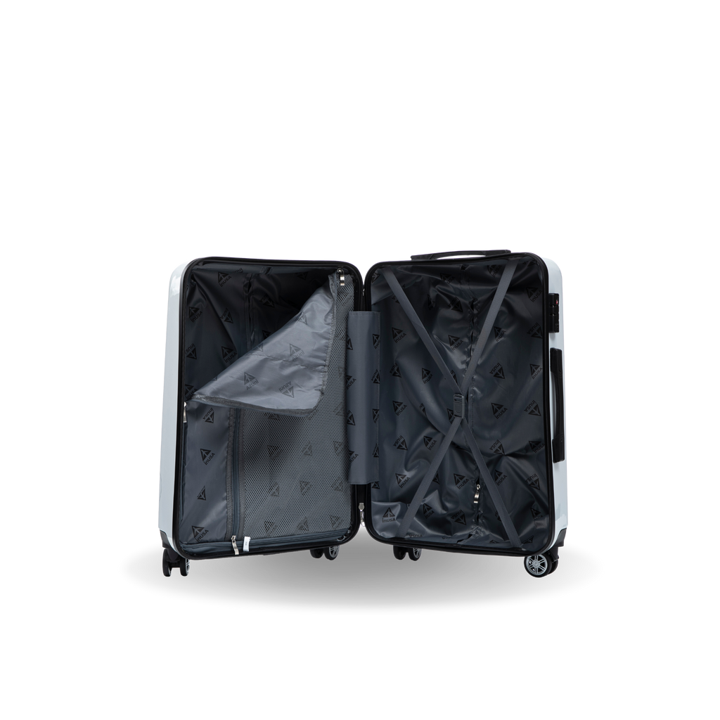 InUSA Prints 24" Hardside Spinner Checked Suitcase