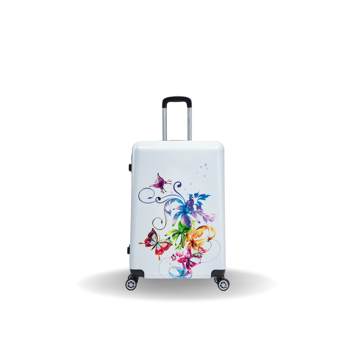 InUSA Prints 28-Inch Hardside Checked Suitcase