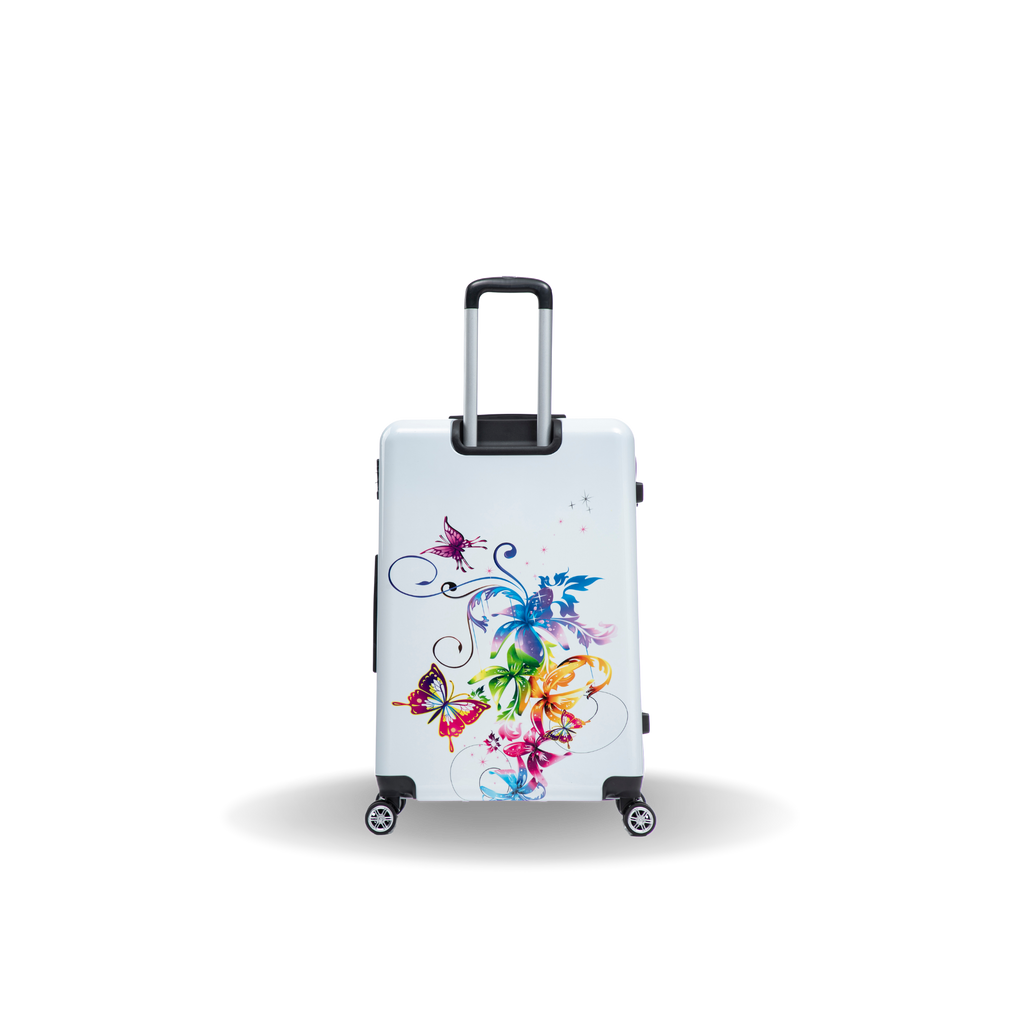 InUSA Prints 28-Inch Hardside Checked Suitcase
