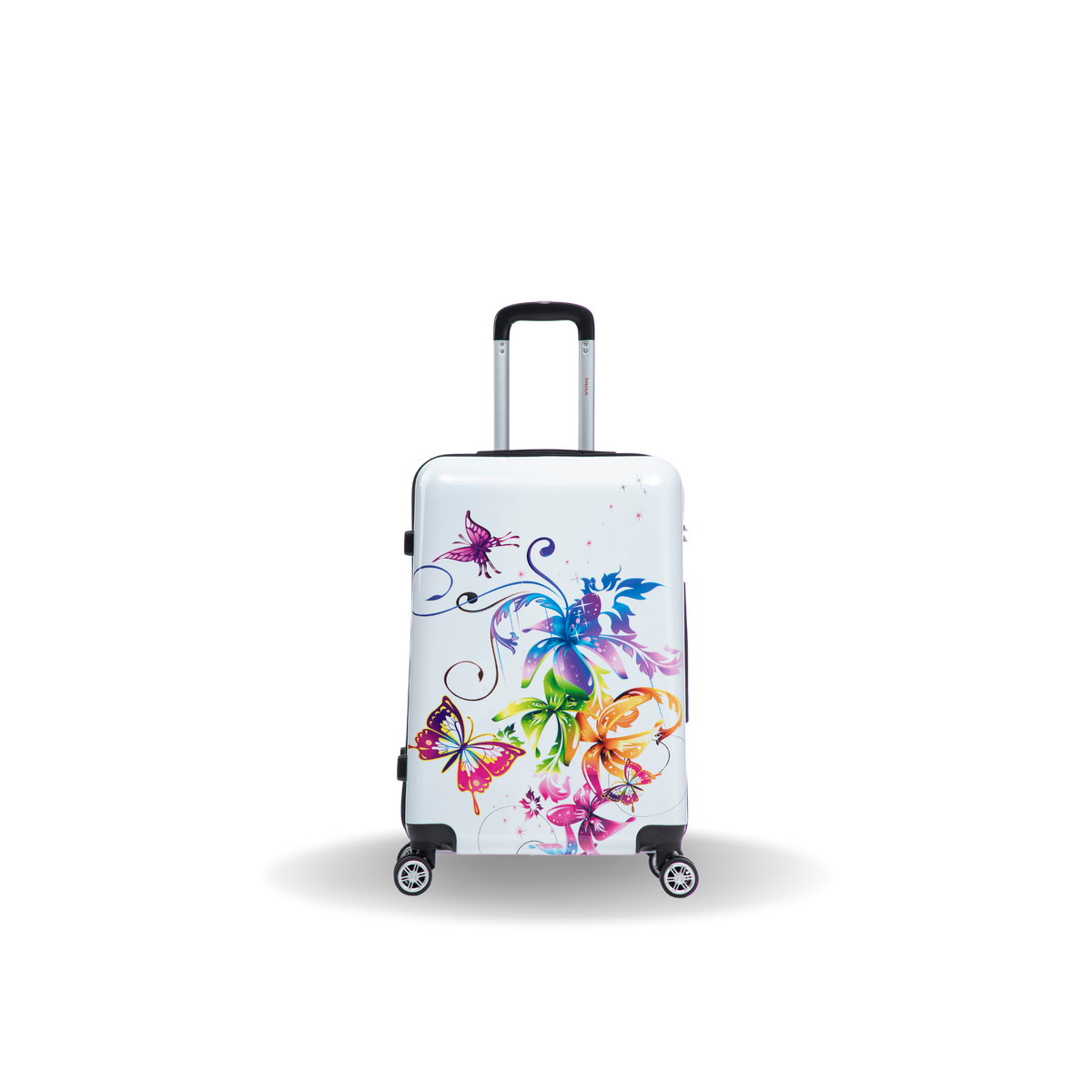 InUSA Prints 24" Hardside Spinner Checked Suitcase