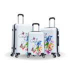 InUSA Prints 3-Piece Hardside Spinner Luggage Set