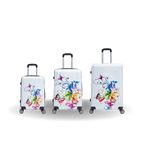 InUSA Prints 3-Piece Hardside Spinner Luggage Set