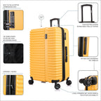 InUSA Ally 28" Hardside Spinner Checked Suitcase