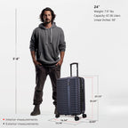 InUSA Ally 24" Hardside Checked Luggage