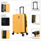 InUSA Ally 2-Piece Hardside Spinner Luggage Set