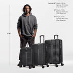 InUSA Ally 3-Piece Hardside Spinner Luggage Set