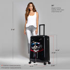 InUSA Prints 28-Inch Hardside Checked Suitcase