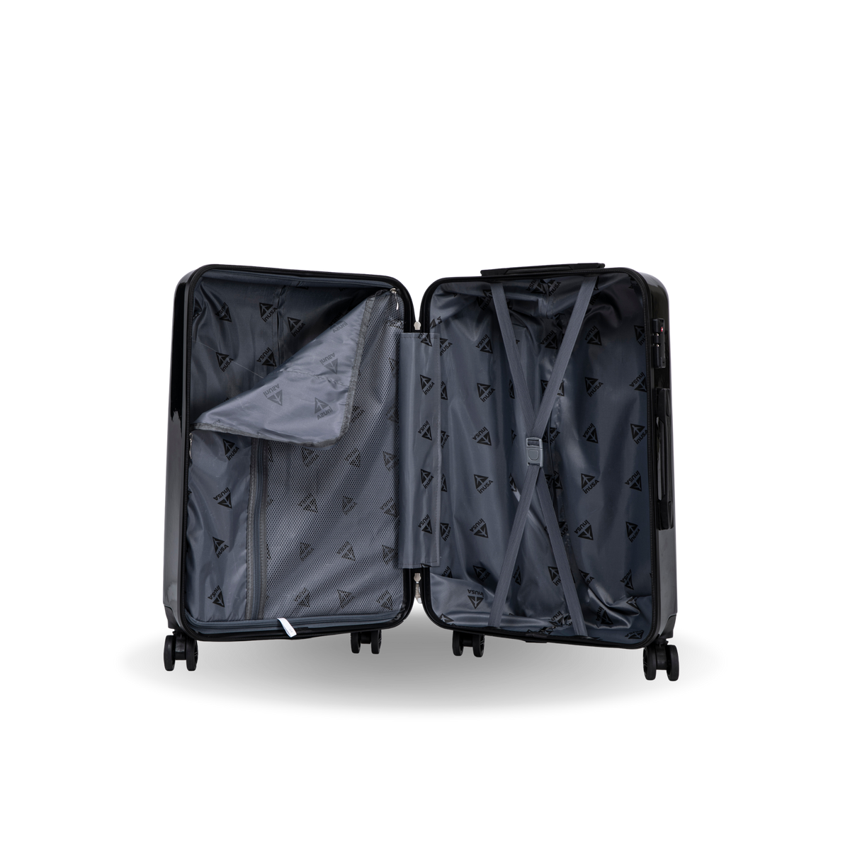 InUSA Prints 28-Inch Hardside Checked Suitcase