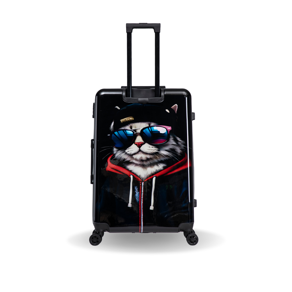 InUSA Prints 28-Inch Hardside Checked Suitcase