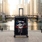 InUSA Prints 28-Inch Hardside Checked Suitcase