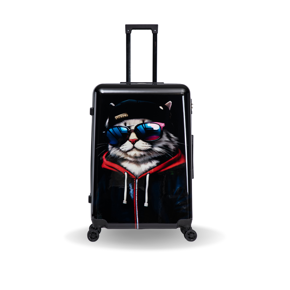 InUSA Prints 28-Inch Hardside Checked Suitcase