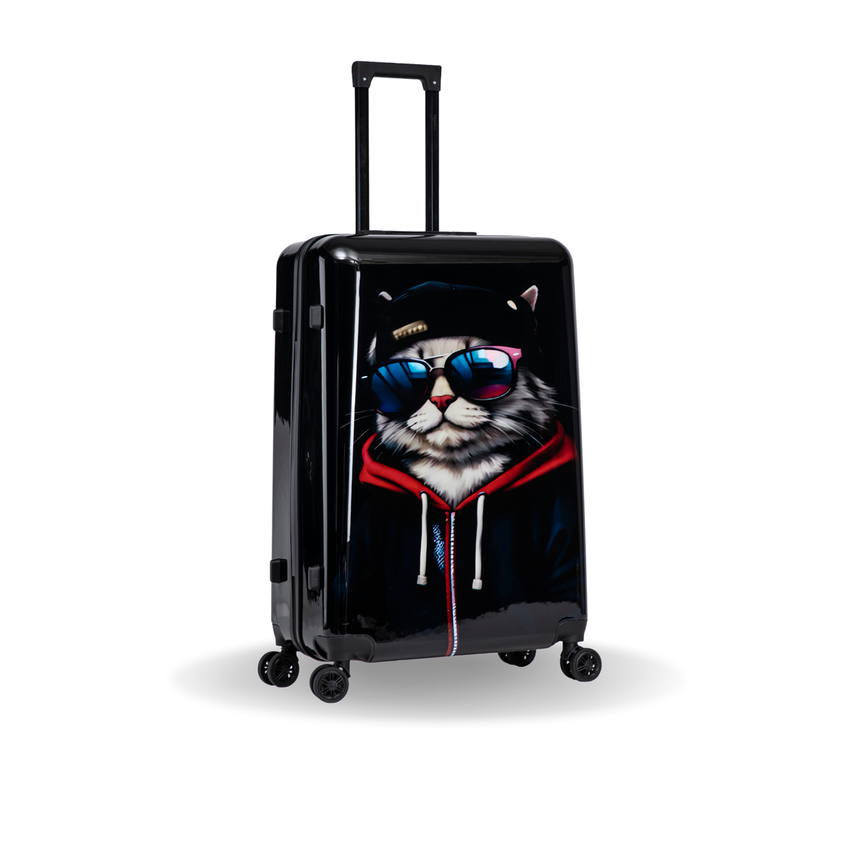 InUSA Prints 28-Inch Hardside Checked Suitcase