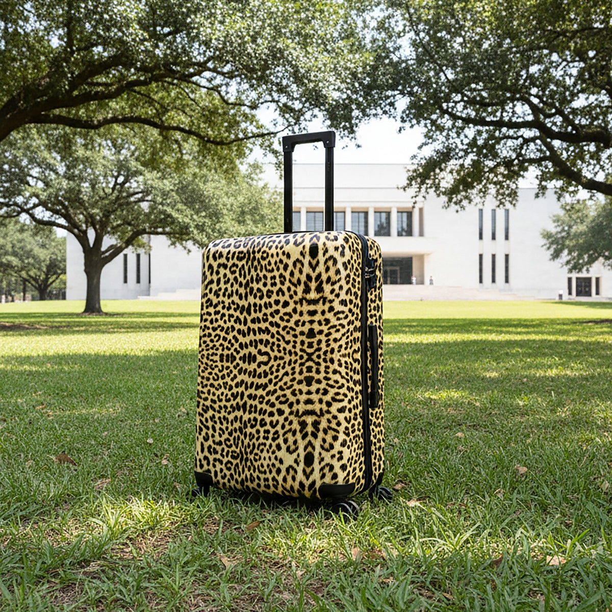 InUSA Prints 28-Inch Hardside Checked Suitcase