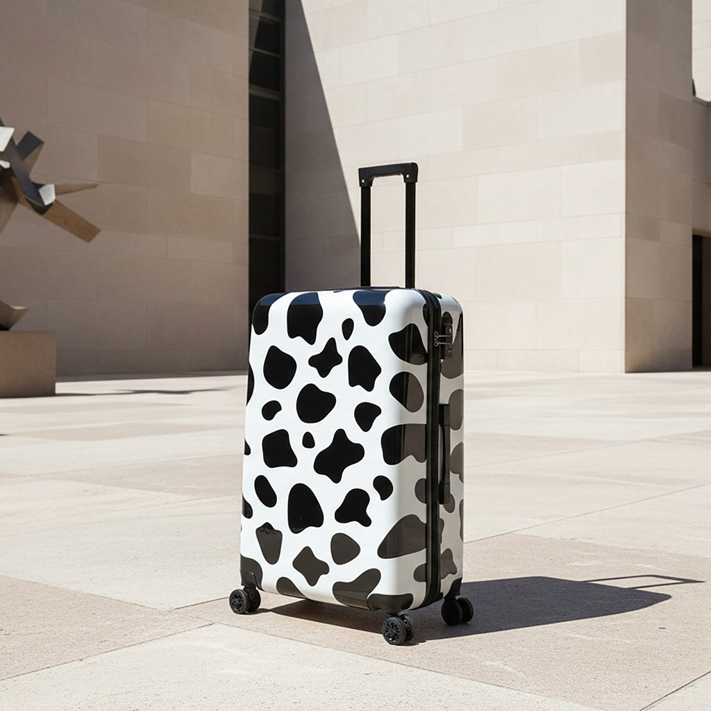 InUSA Prints 28-Inch Hardside Checked Suitcase