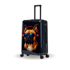 InUSA Prints 28-Inch Hardside Checked Suitcase