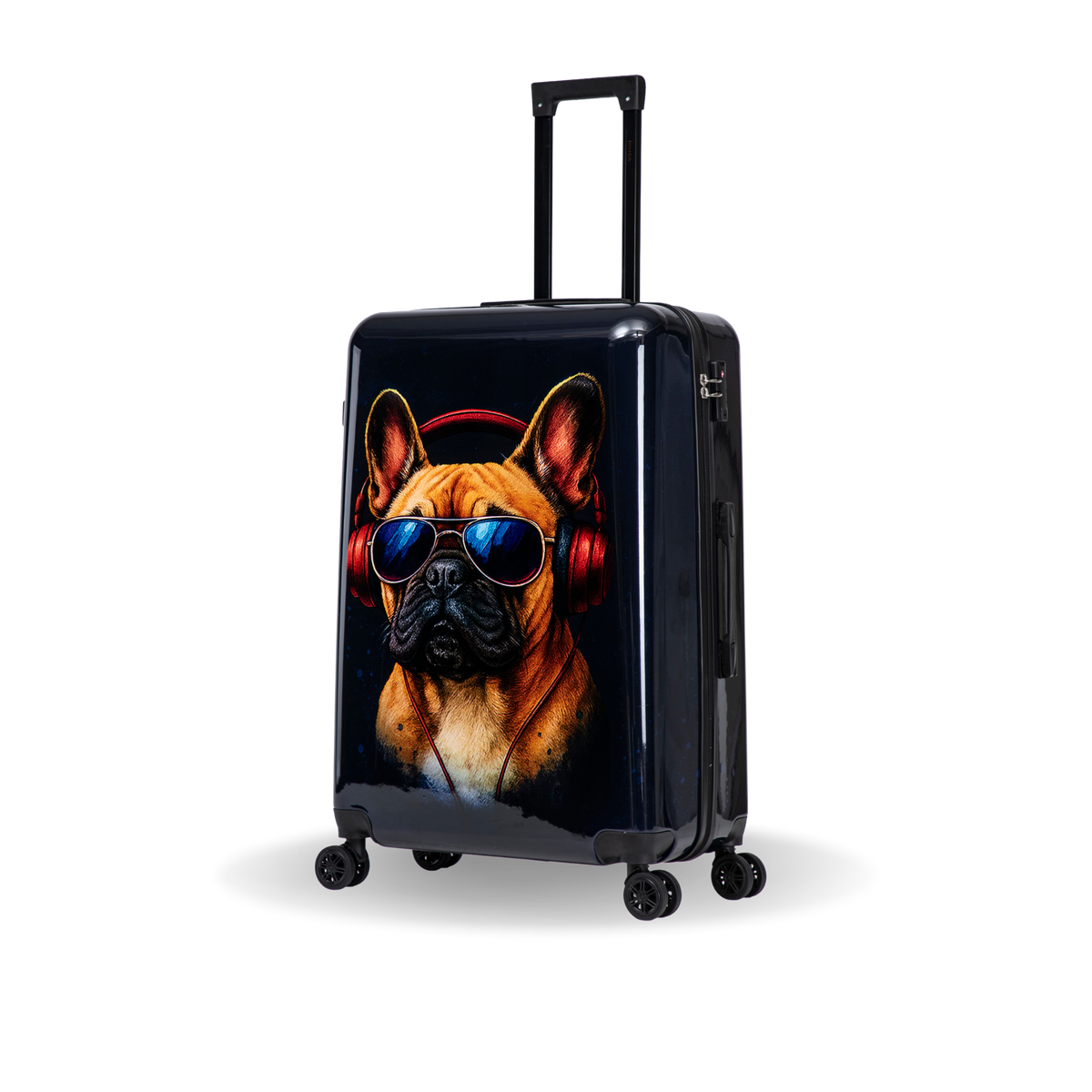 InUSA Prints 28-Inch Hardside Checked Suitcase
