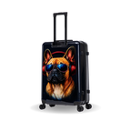 InUSA Prints 28-Inch Hardside Checked Suitcase