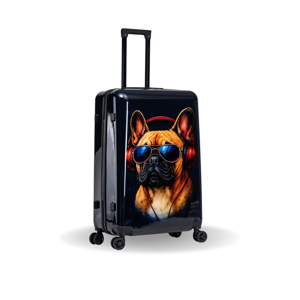 InUSA Prints 28-Inch Hardside Checked Suitcase