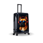 InUSA Prints 28-Inch Hardside Checked Suitcase