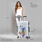 InUSA Prints 28-Inch Hardside Checked Suitcase