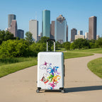 InUSA Prints 28-Inch Hardside Checked Suitcase