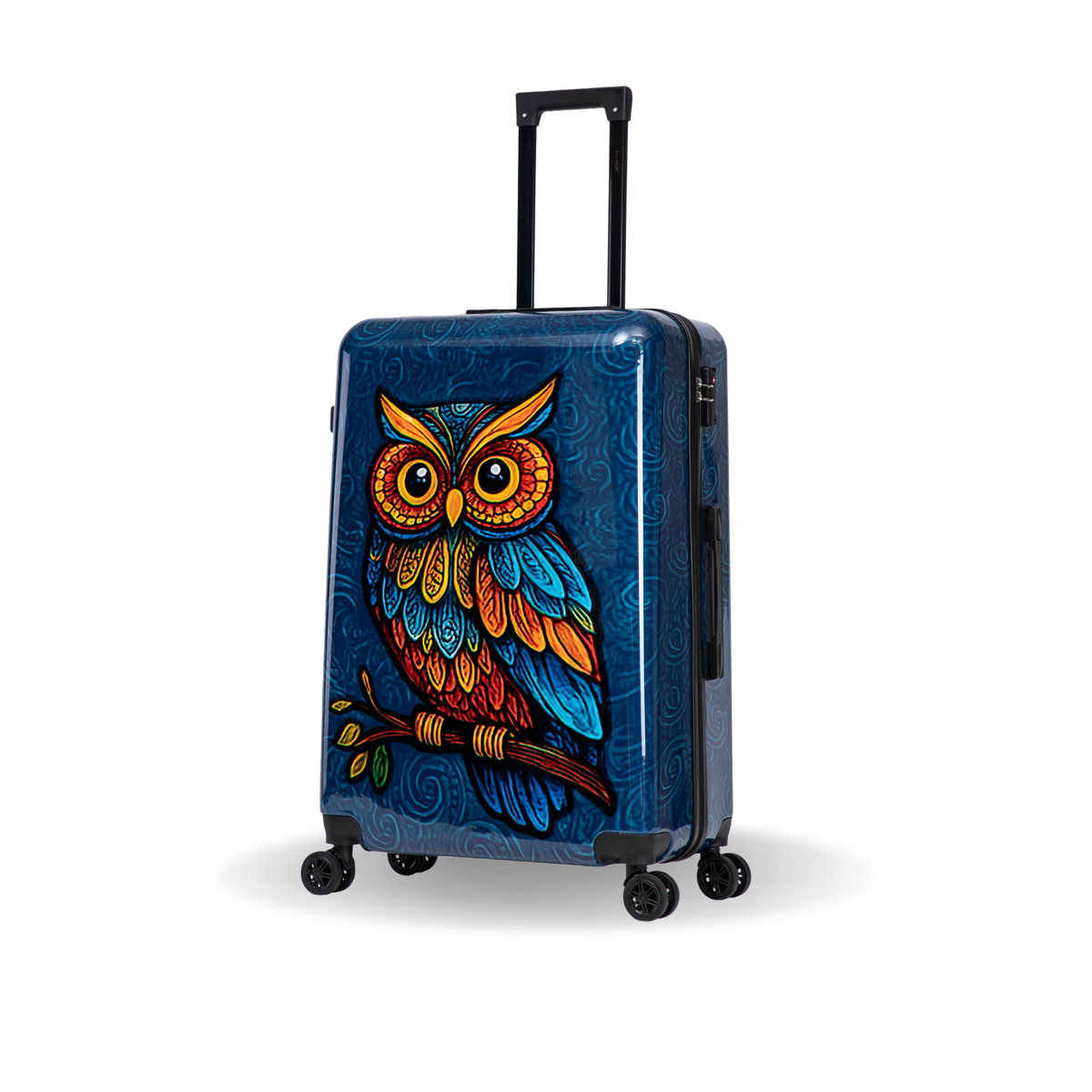 InUSA Prints 28-Inch Hardside Checked Suitcase