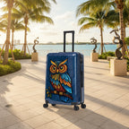 InUSA Prints 28-Inch Hardside Checked Suitcase
