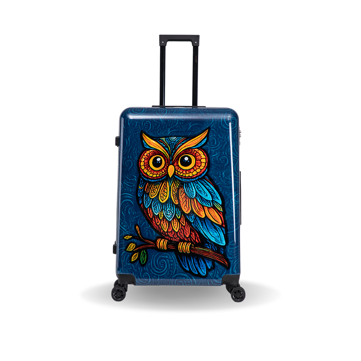 InUSA Prints 28-Inch Hardside Checked Suitcase