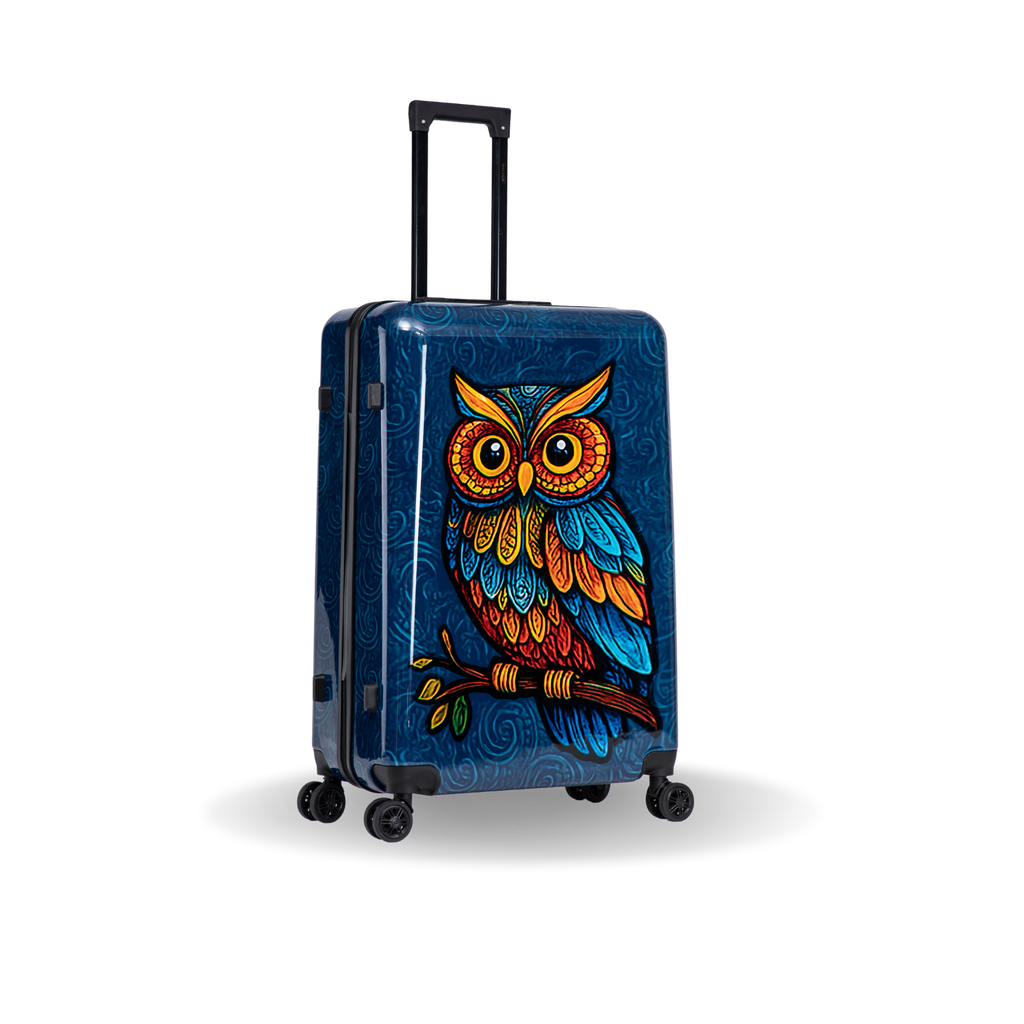 InUSA Prints 28-Inch Hardside Checked Suitcase