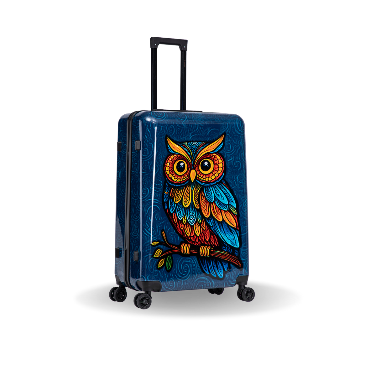 InUSA Prints 28-Inch Hardside Checked Suitcase
