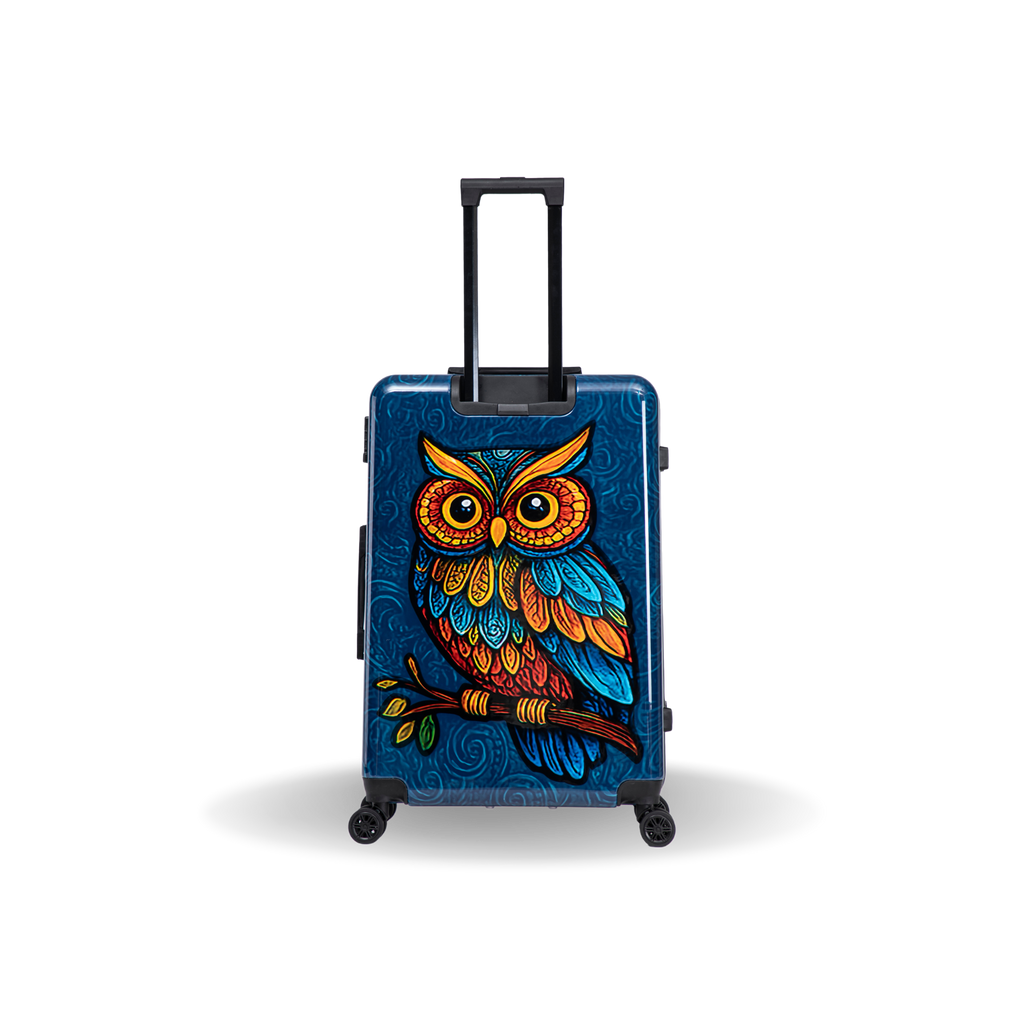 InUSA Prints 28-Inch Hardside Checked Suitcase