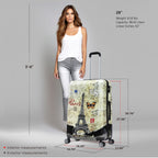 InUSA Prints 28-Inch Hardside Checked Suitcase