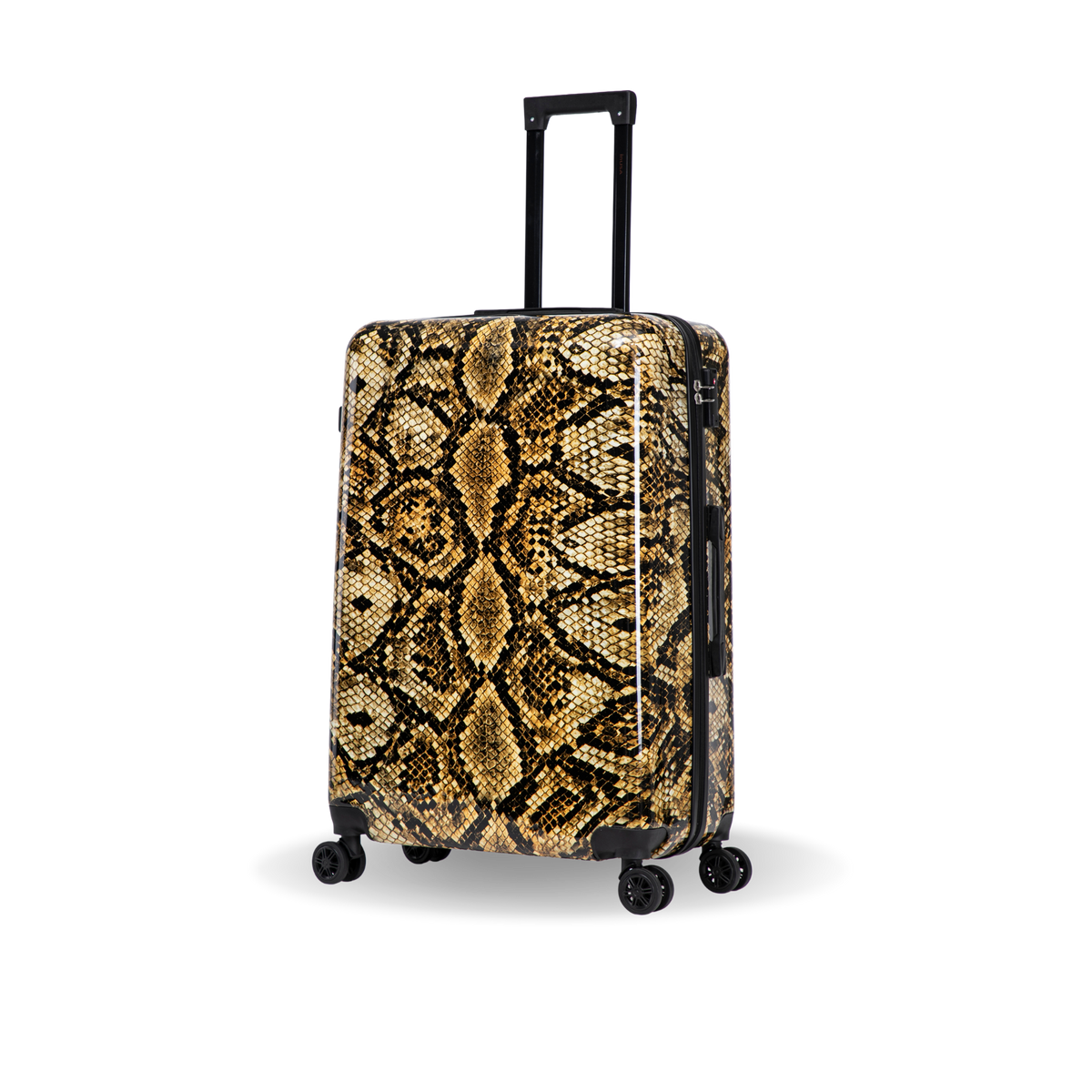 InUSA Prints 28-Inch Hardside Checked Suitcase