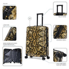 InUSA Prints 28-Inch Hardside Checked Suitcase