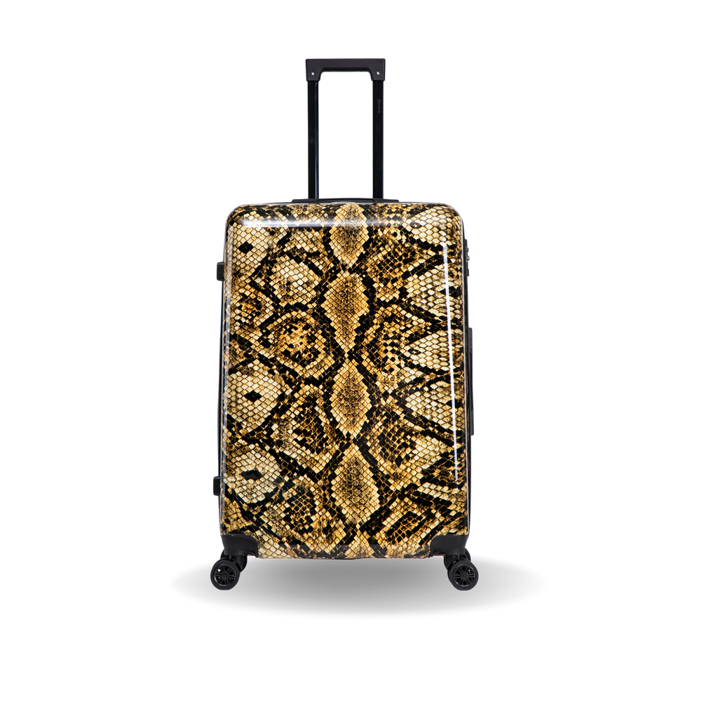 InUSA Prints 28-Inch Hardside Checked Suitcase