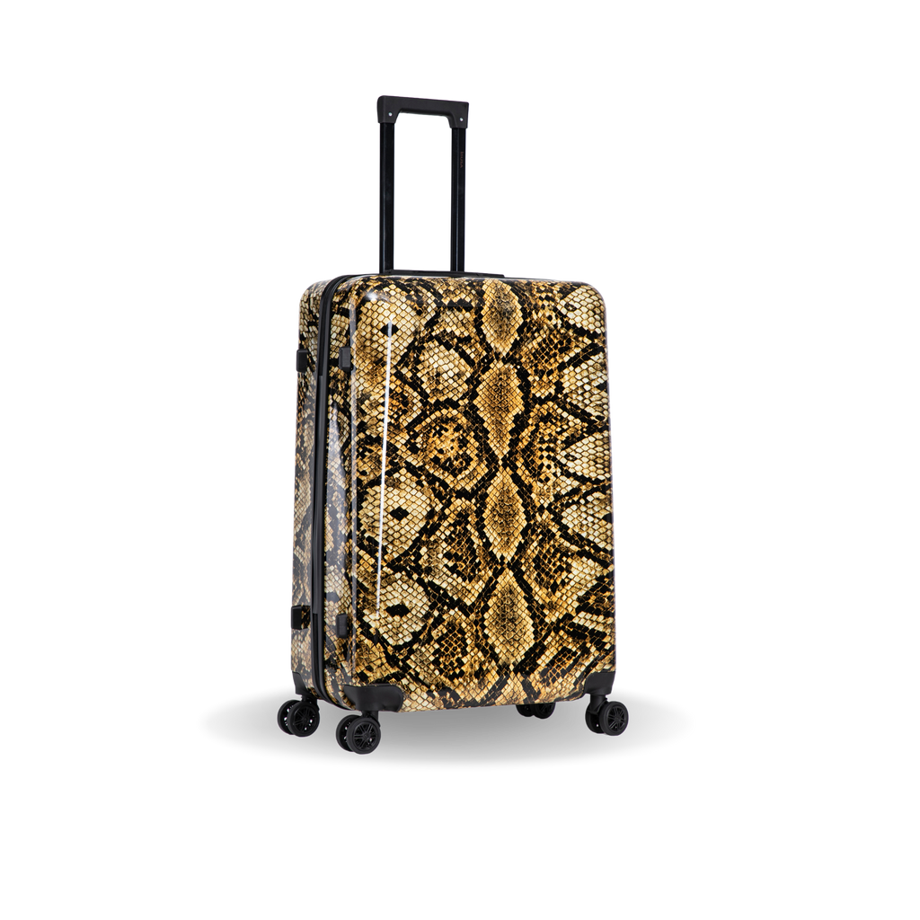 InUSA Prints 28-Inch Hardside Checked Suitcase