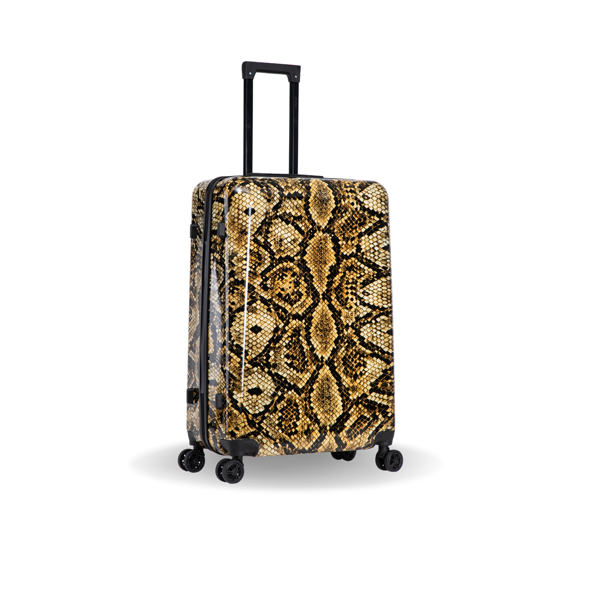 InUSA Prints 28-Inch Hardside Checked Suitcase