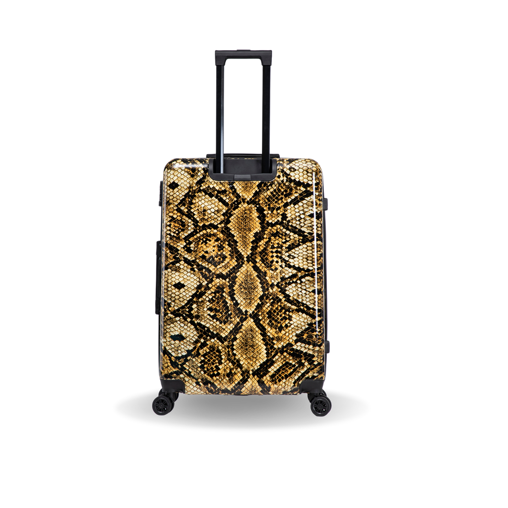 InUSA Prints 28-Inch Hardside Checked Suitcase