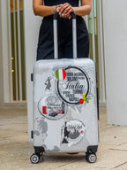 InUSA Prints 28-Inch Hardside Checked Suitcase