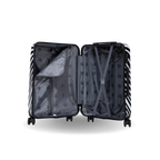 InUSA Prints 28-Inch Hardside Checked Suitcase