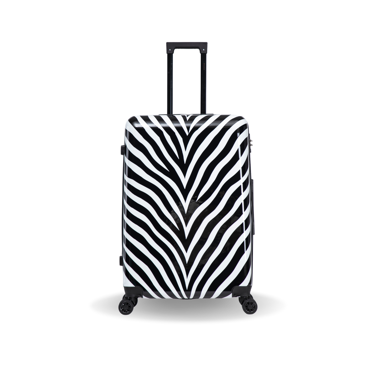 InUSA Prints 28-Inch Hardside Checked Suitcase